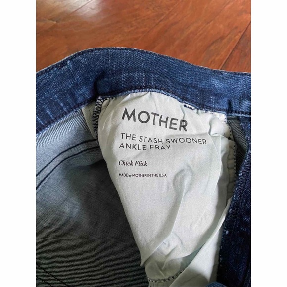 🎸✨NWT MOTHER 💫🎸Stash Swooner Ankle Fray in Chick Flick✨🎸 - Picture 4 of 12